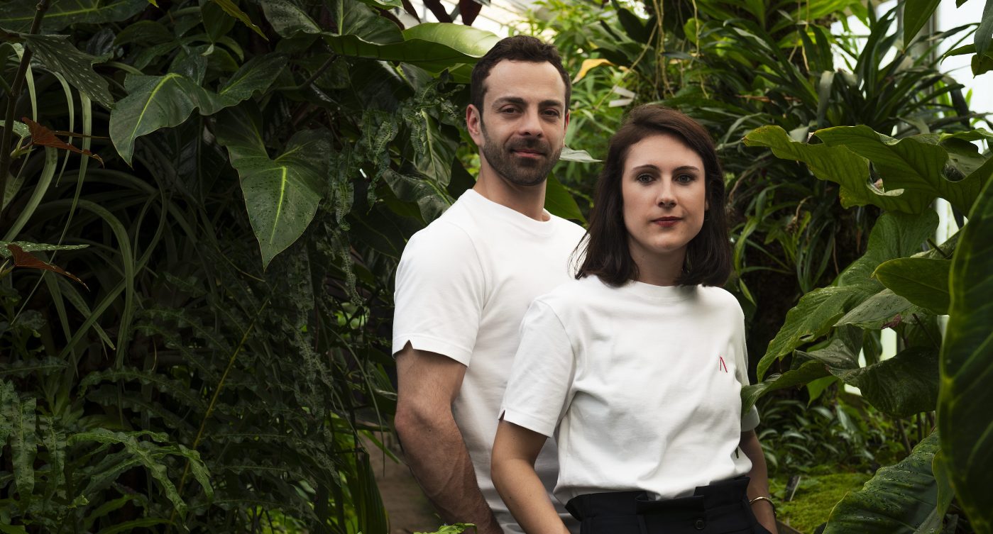 T-Shirt coton Blanc Homme et Femme Auguste