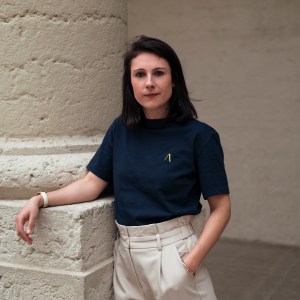 T Shirt bleu marine Auguste